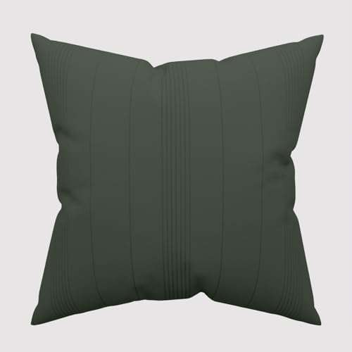 Soleil d'ocre, Adele Cotton Cushion Cover, Khaki, 40 x 40 cm