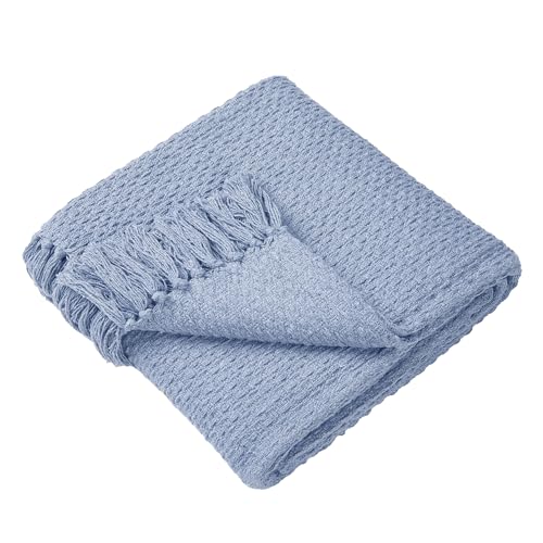 Drift Home - Hayden - Eco-Friendly Throw - 130 x 180cm in Blue