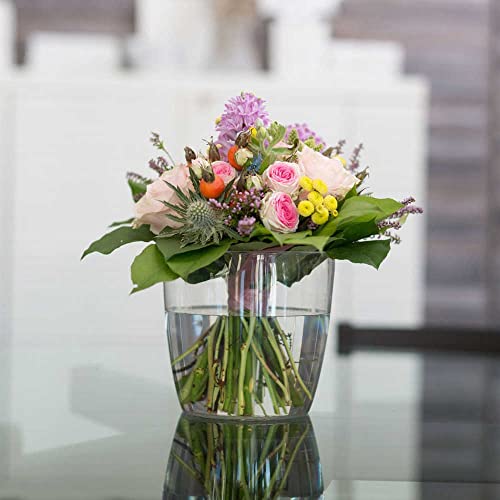 Nicoli Verve Crystal Transparent VASE 18 cm