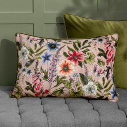 furn. Wylder Hidcote Manor Alma Floral Feather Rich Filled Cushion
