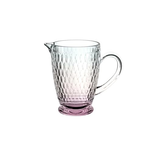 Villeroy & Boch ??? Boston Pearl Glass jug, Multicoloured Shimmering, Dishwasher-Safe, jug for Water & Drinks, Table jug, Coloured Glass, Crystal Glass