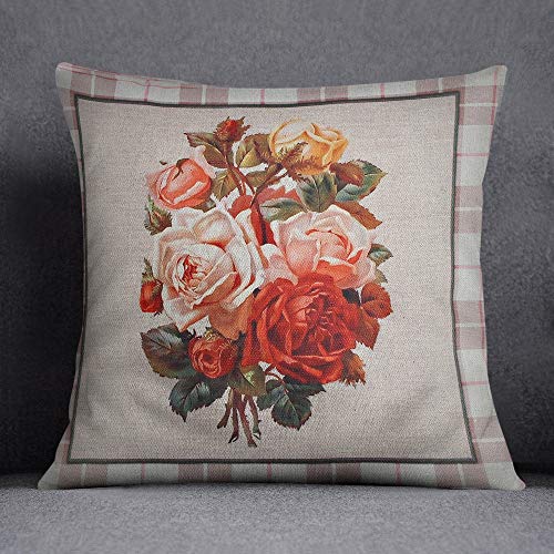 Bonamaison Decorative Cushion Cover, Throw Pillow Case, Size: 45X45 Cm - Designed and Manufactured in Turkey