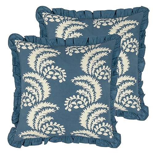 Paoletti Montrose Feather Filled Cushions Twin Pack