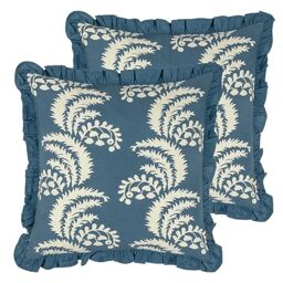Paoletti Montrose Feather Filled Cushions Twin Pack