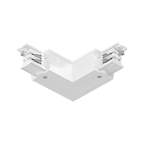 Paulmann ProRail3 91372 Rail System Connector L-Piece External 101 x 101 mm Max. 3.680 W White Rail Systems Ceiling Rail Metal, Plastic