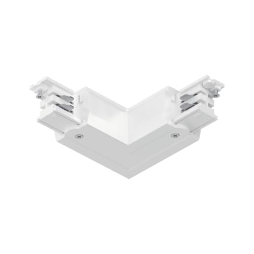 Paulmann ProRail3 91372 Rail System Connector L-Piece External 101 x 101 mm Max. 3.680 W White Rail Systems Ceiling Rail Metal, Plastic