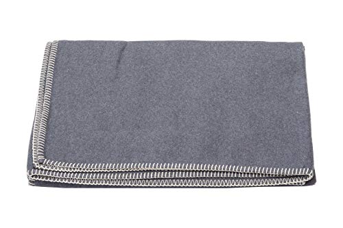 David Fussenegger Cotton Blanket 140 x 200 cm Soft Stitch Felt Mélé