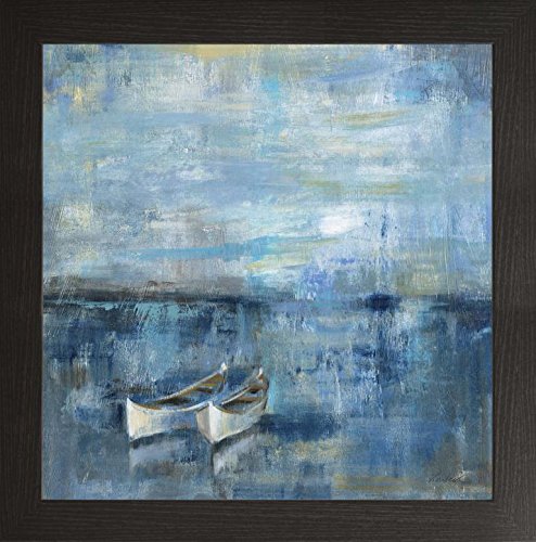 Frame Company Watson Range Two Boats Photo by Silvia Vassileva, Frame - 40 x 40 cm, Black