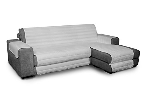Italian Bed Linen Trendy Doubleface Sofa Cover, Grey 290cm, 100% microfiber,
