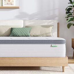Novilla 25cm Super King Mattress, Deep Pocket Sprung Mattress, 3-Zone Firm Super King Mattresses 6FT Mattress with Oeko-tex Fabric and CertiPUR-US Foam 180x200x25cm