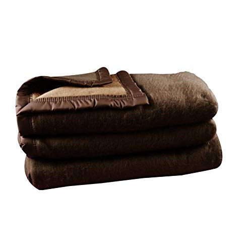 Poyet Motte Blanket, Acrylic, Havane/Beige, Customized