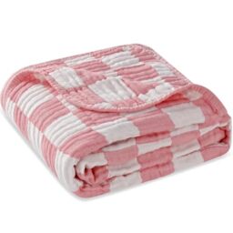 CAIKEZI Ultra Soft Muslin Baby Blanket, Made of Viscose from Bamboo and Muslin from Cotton, A Versatile Swaddle and Bed Blanket for Babies, Toddlers, Boys, and Girls (1 Pack).