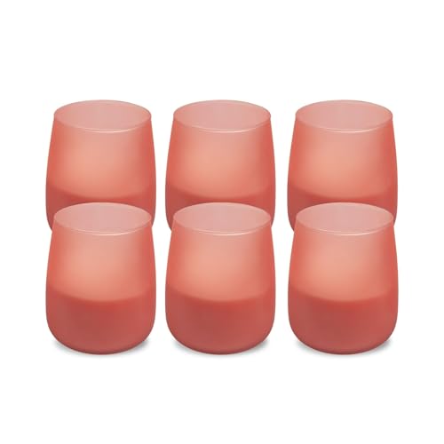 Spaas 6X Citronella Soft Glow Scented Candle, ± 38 Hours, Fairy Pink, Summer Blossom