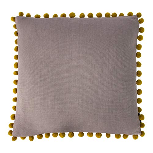 "Riva Home Mardi Gras Polyester Filled Cushion, Dove/Gold, 50 x 50cm (20"" x 20"")"