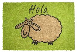TARRÉS Coco Fun Doormat 40 x 60 cm 100% Coco Sheep Hello