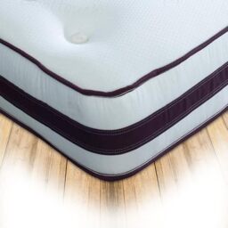 Starlight Beds Purple 3D Tufted Sprung Memory Foam Mattress, 8 Inch Deep, 2ft6 x 6ft3 (75cm x 190cm) Small Single Mattress