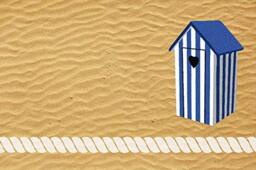 ID Mat Boston Region, Vinyl, Beige Blue, 40x60x0,5 cm