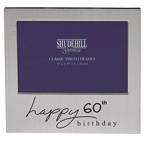 "5"" x 3"" Happy 60th Birthday Photo Frame Occasion Gift Present 72260"