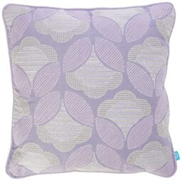 Helena Springfield London Slyvie Cushion, Cotton, Lilac, 30x30