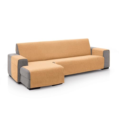 FAVERTI?? Left Arm Chaise Longue Sofa Cover 240 (Front View) - PEGO Model - Dore - Chenille Extra Soft Touch, Quality Chaise Protector Made in Spain with Recycled Material