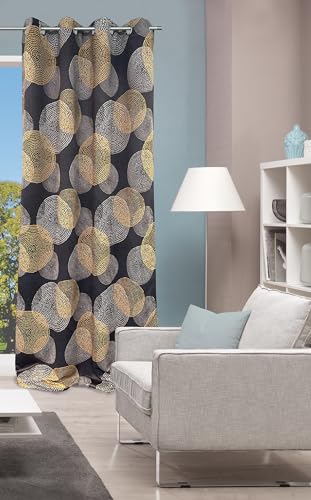 HOME WOHNIDEEN Ginny Printed Blackout Curtain with Eyelets