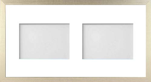 Frame Company Simpson Gold Multi Aperture Photo Frame, 20x10 for 7x5 inch (x2)