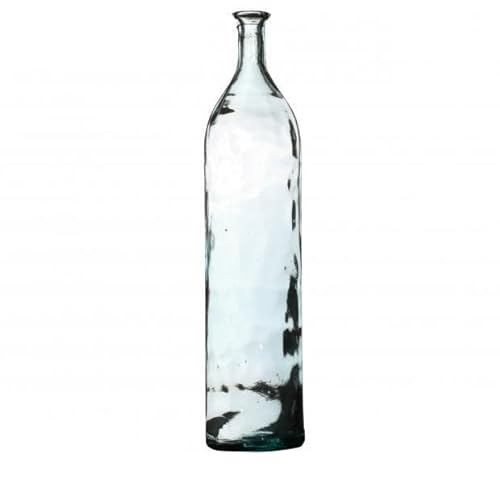 NATURAL LIVING VASE Victoria 3.75 L Recycled Glass Diameter 11 cm x Height 55 cm