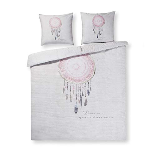 Papillon Flanel Annelot Flannel Duvet Covers, Cotton, Multi-Coloured, 140 x 200/220 cm