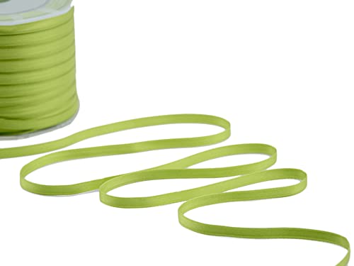 Furlanis - Double Satin Ribbon, Decoration, Gift, Christmas Packing, Wedding, Party, Made in Italy - Pistachio Green, 6 mm x 25 m
