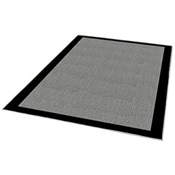 WELL HOME MOBILIARIO & DECORACIÓN WH1010 Printed Polyester Rug 100 x 150 cm Grey
