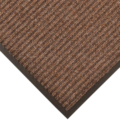 Notrax 117 Heritage Rib Entrance Mat, For Home or Office, 3' X 6' Brown (117S0036BR)
