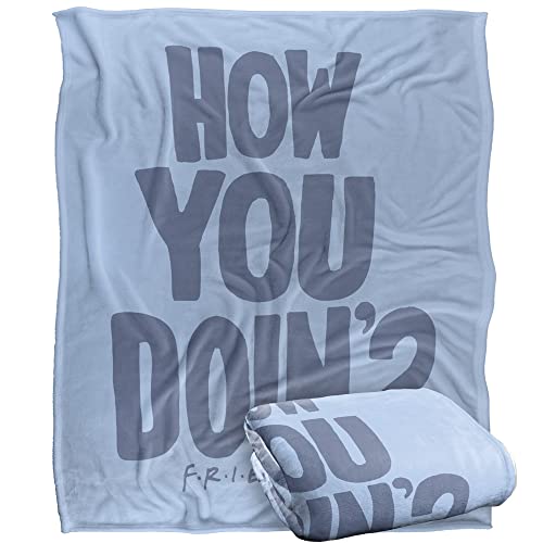 FRIENDS Blanket, 152 x 127 cm The Joey Tribbiani Classic Silky Touch Super Soft Throw Blanket