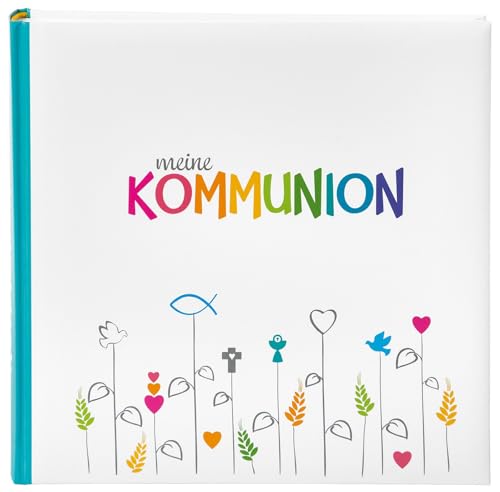 goldbuch Communion Photo Album Rainbow, Art print, white/colourful, 03 028