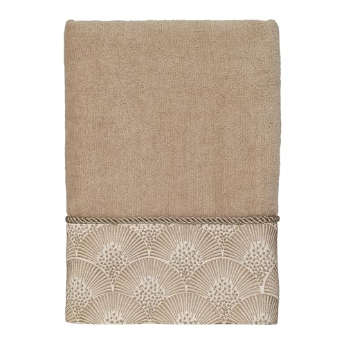 Avanti Linens Deco Shell Hand Towel, One Size, Rattan