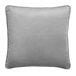 "Laurence Llewelyn-Bowen - Montrose - Velvet Cushion Cover - 43x43cm (17x17"") in Silver"