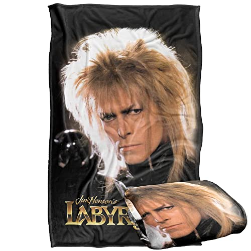 Jim Henson Labyrinth Jareth Crystal Ball Silky Touch Super Soft Throw Blanket 91 x 147 Cm