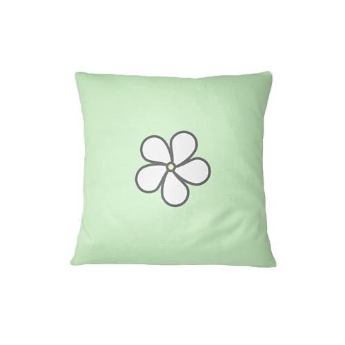 Bona Basics, Decorative Cushion Cover, Home Decor, For Sofa, Cafeteria, Size: 45X45 cm, Colour: Light Green