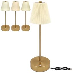 Lesser & Pavey Rechargeable Led White Touch Decor Table Lamp