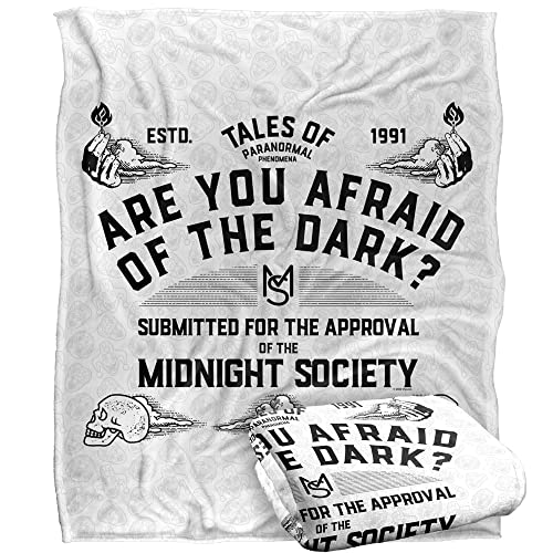 Are You Afriad Of The Dark? Tales Of Paranormal Silky Touch Super Soft Throw Blanket 152 X 127 Cm