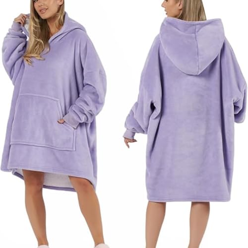 Sonive VC-I4 Wearable Blanket purple 37.4 in. Bust × 32.7 in. Length