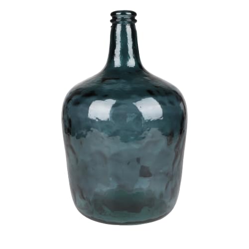 """NATURAL LIVING"" DAME JEANNE QUARTZ RECYCLE GLASS VASE 10L (Diameter 24.5 cm x Height 40 cm)"