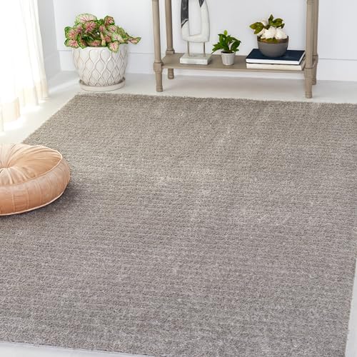 Safavieh Shaggy Rug for Living Room Dining Room Bedroom Tahoe Shag Collection High Pile Dark Grey 60 x 90 Inch