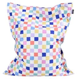 Bean Bag Bazaar Confetti Kids Bean Bag, Multicolour, Water Resistant Fabric, Floor Cushion, Beanbag for Indoor and Outdoor Use with Filling Included, 125cm x 100cm, Gaming, Bedroom, Playroom, Garden