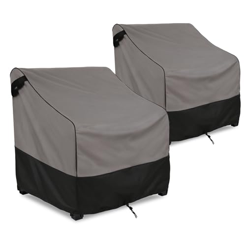FORSPARK Patio Chair Covers,Waterproof Outdoor Furniture Chair Covers, Fits up to 32 x 37 x 36 inches(W x D x H