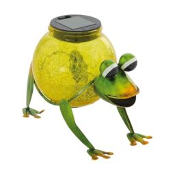 Eglo LED Solar lamp Outdoor, Colourful Frog-Shaped Light
