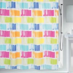 Spirella Shower Curtain Textile Pittore Multi-Coloured 240 x 180 cm Various Sizes