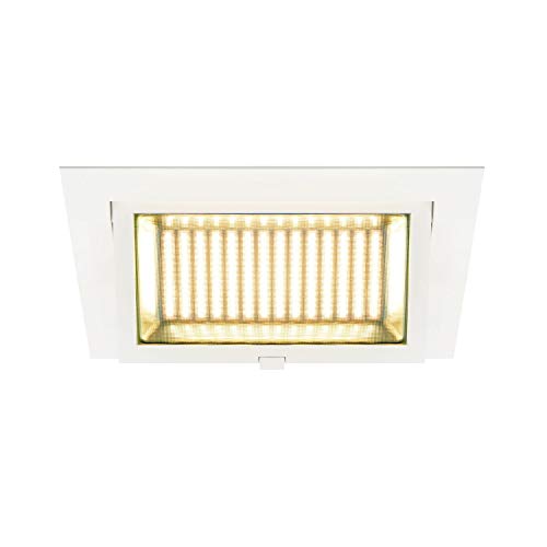 SLV Recessed Ceiling Light ALAMEA/LED spot, floodlight, Ceiling Spotlight, recessed Light, Indoor Lighting / 3000K 3600lm White