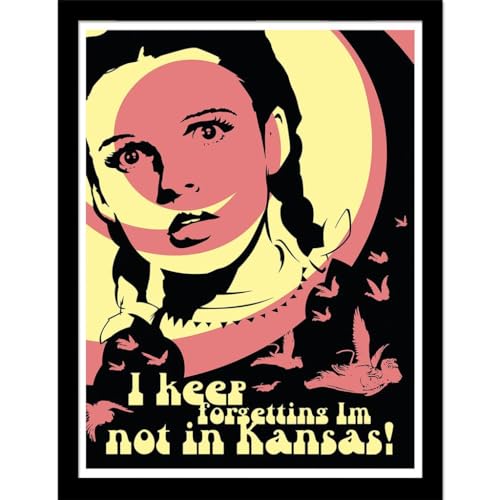Pyramid International The Wizard Of Oz (I Keep Forgetting I????????M Not In Kansas) Collector Print (Framed) 30cm x 40cm, One Size