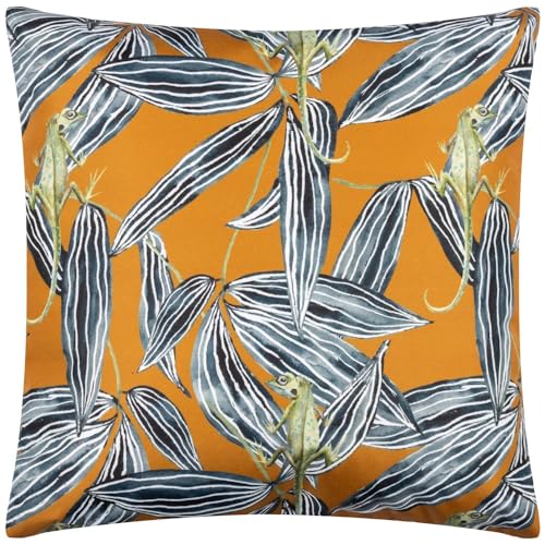 Wylder Tropics Ebon Wilds Zuri Outdoor Cushion Cover, Saffron, 43 x 43 cm