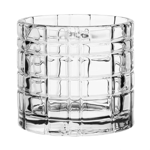 Olympia Tealight Holder Glass Geo - 64x57mm (Box 6)